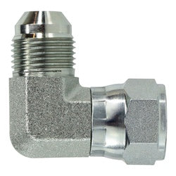 Durable swivel elbow fitting for industrial fluid lines, Male Joint Industry Council x Female Joint Industry Council Swivel Elbow - 1-3/16 Male Joint Industry Council x Female Joint Industry Council Swivel Elbow