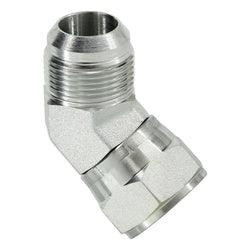 Durable 45° swivel nut elbow for piping connections, 45 Swivel Nut Elbow - 45 Swivel Nut Elbow 1 & 2 2-1/2-12