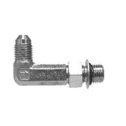 9/16-18 Male Joint Industry Council x Extra extra long hydraulic elbow Male O-Ring Boss Extra Long 90° Elbow