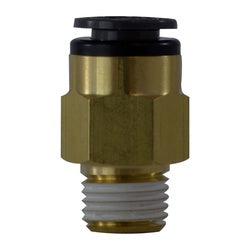 Durable plastic PP DOT connector engineered for pneumatic line connections – 3/4 x 3/4 Plastic PP DOT Male Connector
