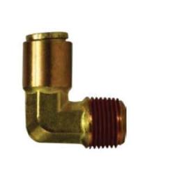 Right-angle PP DOT male elbow engineered for secure pneumatic line connections – 1/2 x 1/4 PP DOT Male Elbow
