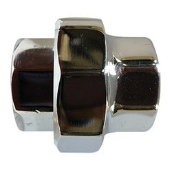 Red bronze union with hex nut 1/2 Chrome-Plated Red Bronze Union