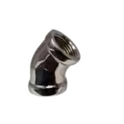 Angled red bronze pipe elbow 1/2 Chrome-Plated Red Bronze 45° Elbow