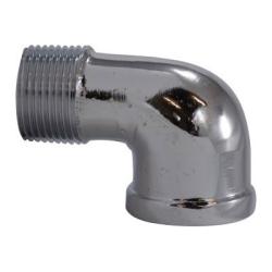 Chrome-plated brass street elbow fitting 3/4 Chrome-Plated Brass Street Elbow