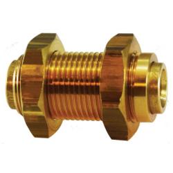 A high-strength bulkhead union engineered for leak-resistant performance in pressurized fluid lines – 5/8 PP DOT Bulkhead Union