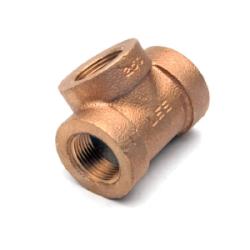 Thick-walled three-way pipe tee 1 1/4 x 1 1/4 x 3/4 Extra Heavy Tee