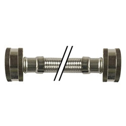 Stainless steel braided 60-inch washer hose + Durable washing machine stainless steel supply hose
