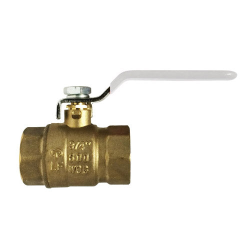 3/4 Female x Female Lead Free Canadian Standards Association Full Port Ball Valve