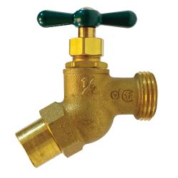 Lead-free brass valve with sweat connections for plumbing systems – 3/4 Male Sweat & 1/2 Female Sweat x 3/4.