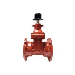 Ductile iron gate valve with flanged ends and non-rising stem3 Ductile Iron Mechanical Joint x Mechanical Joint Gate Valve Non-Rising Stem American Water Works Association C515