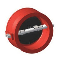 Ductile iron body double door wafer check valve - 4" Double Door UL/FM Wafer Check Valve