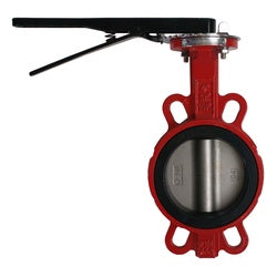 Red butterfly valve - 8 Stainless Steel Disc Butterfly Valve Wafer/Lever Duct Disc/Ethylene Propylene Diene Monomer