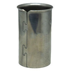 High-strength stainless steel metal for rigid and reliable copper tube connections – Stainless Steel Insert Stiffener for 2 Copper Tube Size Tube.