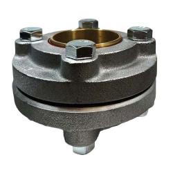 Dielectric union fitting, with sweat connection and female flanged - 2-1/2" Flange Female Iron Pipe x Sweat Dielectric Union