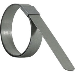 Heavy-duty preformed steel clamp, used for securely fastening hoses, tubing, or piping - 1 3/4 Galvanized F Series