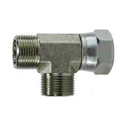 High-quality male to female O-ring face seal run tee for reliable fluid transfer – 9/16-18 Male O-Ring Face Seal x Female O-Ring Face Seal Female Run Tee