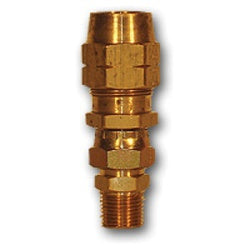 High-strength hose end connector and adapter assembly designed for leak-resistant hose connections – 3/8 x 3/8 Hose End Connector with Adapter