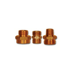 Brass swivel coupling, featuring female garden hose connections on both ends with internal rubber washers - 3/4 Female Garden Hose x 3/4 Female Garden Hose Lead-Free Garden Hose Swivel