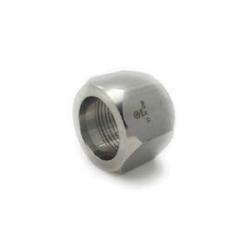 A stainless steel JIC Tube Nut designed for use in hydraulic and pneumatic systems. - 316 -20 Joint Industry Council Tube Nut