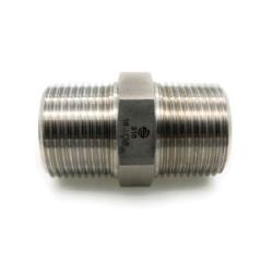 Stainless steel hexagonal nipple – 316 2 Male National Pipe Thread Hexagonal Nipple
