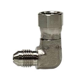 Male JIC to female JIC 90-degree hydraulic fitting 316 -06 Male Joint Industry Council x -06 Female Joint Industry Council 90