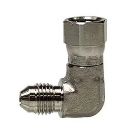 Male JIC to female JIC 90-degree hydraulic fitting 316 -12 Male Joint Industry Council x -12 Female Joint Industry Council 90