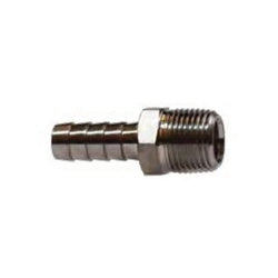 Stainless steel hose barb fitting – 3/8 Hose x 1/8 Male NPT 303