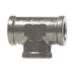 Nickel-plated forged iron pipe tee for durable female connections – 1/2 Female Iron Pipe Forged Tee