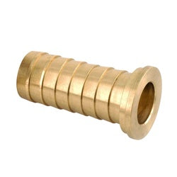Durable connector for joining hose tubing to garden hose fittings — 3/4 X 3/4 Hose Barb to Female Garden Hose Long Shank Only