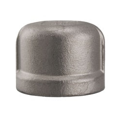 304 stainless steel pipe cap with polished finish for sealing and protecting pipe ends - 1/8 304 Stainless Steel Cap - SP114