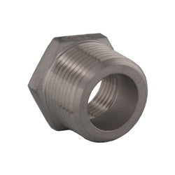 304 stainless steel hex bushing male x female threaded pipe reducer - 3/4 x 1/8 304 Stainless Steel Hex Bushing - SP114