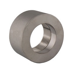 Durable 304 stainless steel half coupling used to join pipes securely - 1/4 304 Stainless Steel Half Coupling - SP114