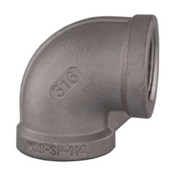 90-degree stainless steel elbow pipe fitting for changing pipe direction - 1/2 316 Stainless Steel Elbow - SP114