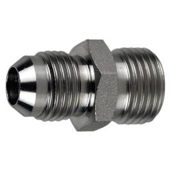 Precision hydraulic connector for metric tube systems — -04 Male Joint Industry Council x M16 x 1.5mm Mbt Prt/din L Tube