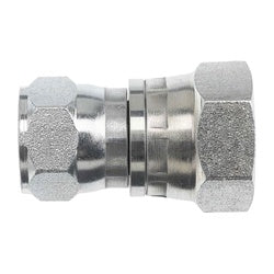 Female JIC swivel  to female BSPP swivel steel adapter fitting - -16 Female Joint Industry Council x 1 Female British Standard Pipe Parallel Swivel