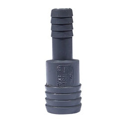 Durable polypropylene hose barb coupling for secure connections – 3/4 x 1/2 Hose Barb Polypropylene Coupling