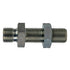 Durable male BSPP connector with bulkhead and locking nut - 3/8 Male British Standard Pipe Parallel x 1/4 Male British Standard Pipe Parallel Bulkhead with Locking Nut