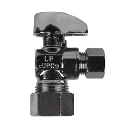 Outer Diameter Angle Mini, Lead-Free Plumbing Connector - 5/8 Outer Diameter x 1/2 Outer Diameter Angle Lead Free Mini 1/4