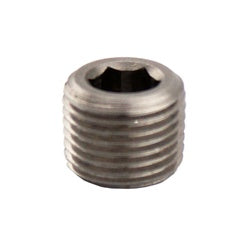 British Standard Pipe Taper plug with recessed hex drive 1/8-28 British Standard Pipe Tapered Countersunk Hexagonal Plug