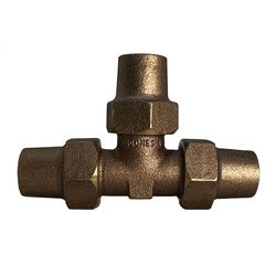 Bronze plumbing fitting 3/4" Flare x 3/4" Flare x 3/4" Flare