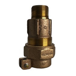 Bronze plumbing valve 3/4" Male Iron Pipe x 3/4" Pack Joint