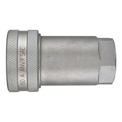 Steel fitting - 1/4 ISO-A Female O-Ring Boss Coupler