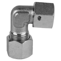 Compression to female swivel elbow fitting for secure angled tube connections S30 Compression x Female 42 x 2.0 Swivel Elbow