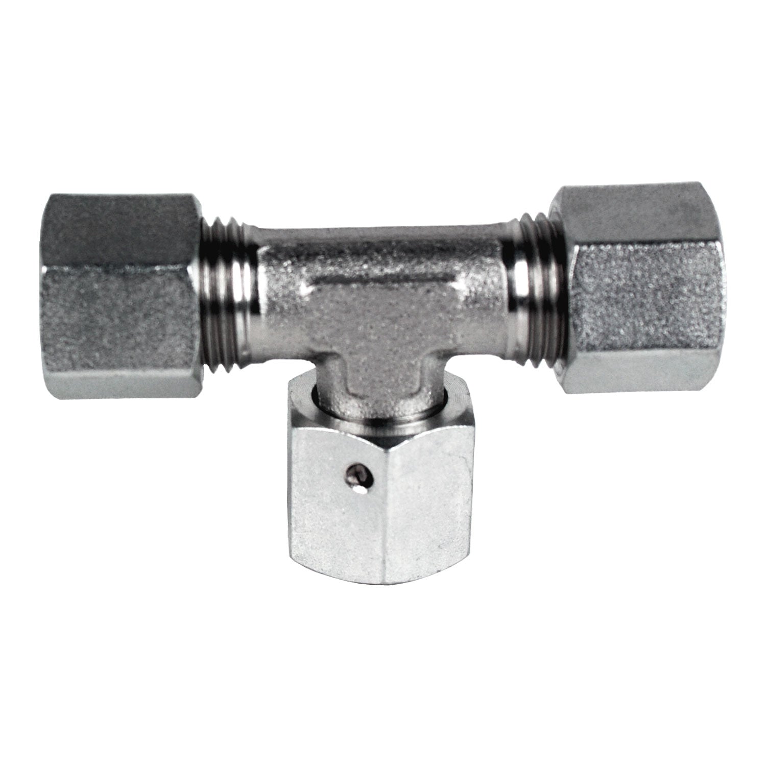 Tube compression swivel branch tee for secure and adjustable connections L28 Compression Swivel Branch Tee