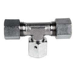 Tube compression swivel branch tee for adjustable and leak-resistant connections S14 Compression Swivel Branch Tee