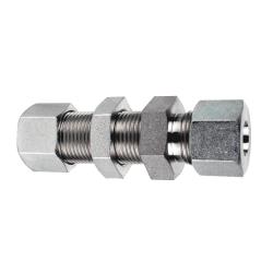 Tube compression swivel run tee for adjustable and leak-resistant connections L42 Compression Swivel Run Tee