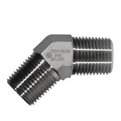 316 3/8 Male National Pipe Thread x 3/8 Male National Pipe Thread 45