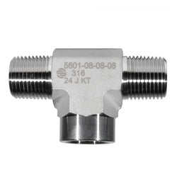 316 stainless steel female NPT branch tee pipe fitting for plumbing and industrial use - 316 3/8 Female National Pipe Thread Branch Tee