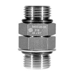 316 stainless steel Male O-Ring Boss adjustable union pipe fitting for plumbing and industrial use - 316 -12 Male O-Ring Boss Adjustable Union