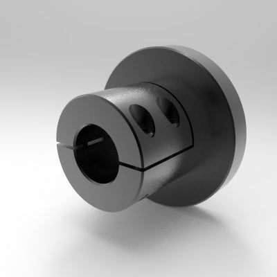 Steel flange adapter with black oxide coating for secure pipe connections | 1" Steel (Black Oxide) Flange Adapter Max | 5EFL100REM